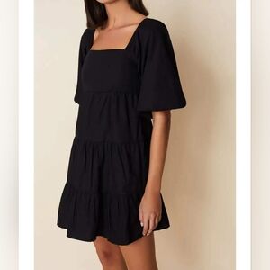 Faithfull The Brand Eryn Mini Dress In Black Size 2/XS